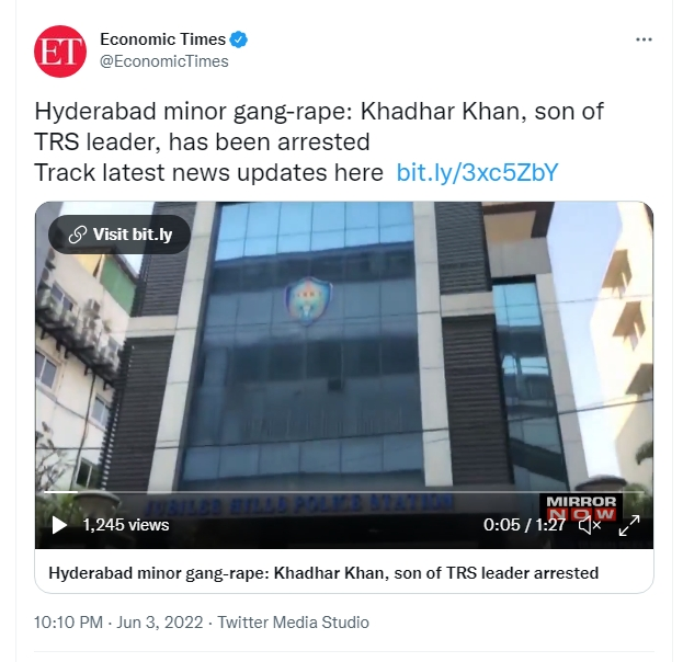 Hyderabad Gang-Rape victim