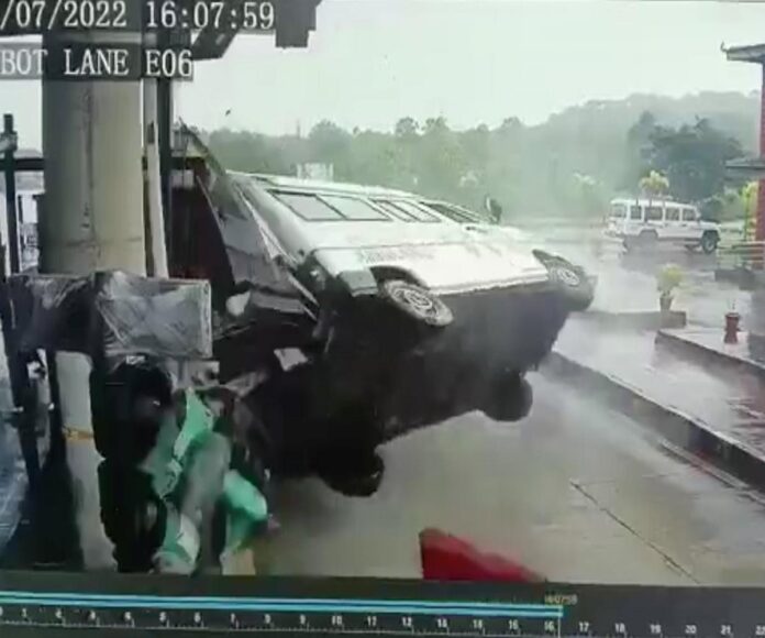 Toll accident