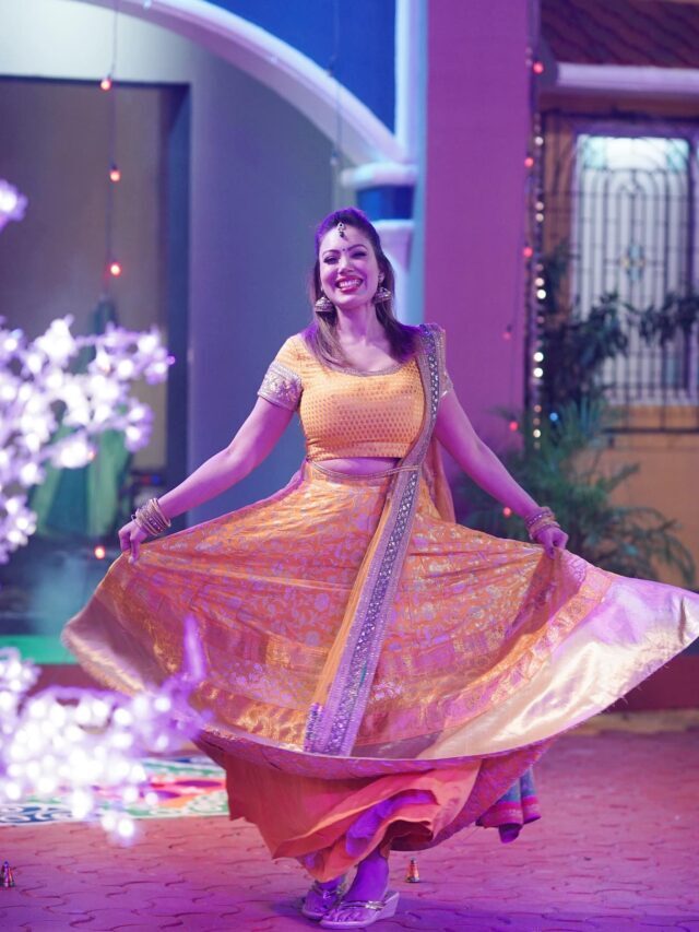 Munmun Dutta aka Babita ji robbed the gathering in a lehenga choli