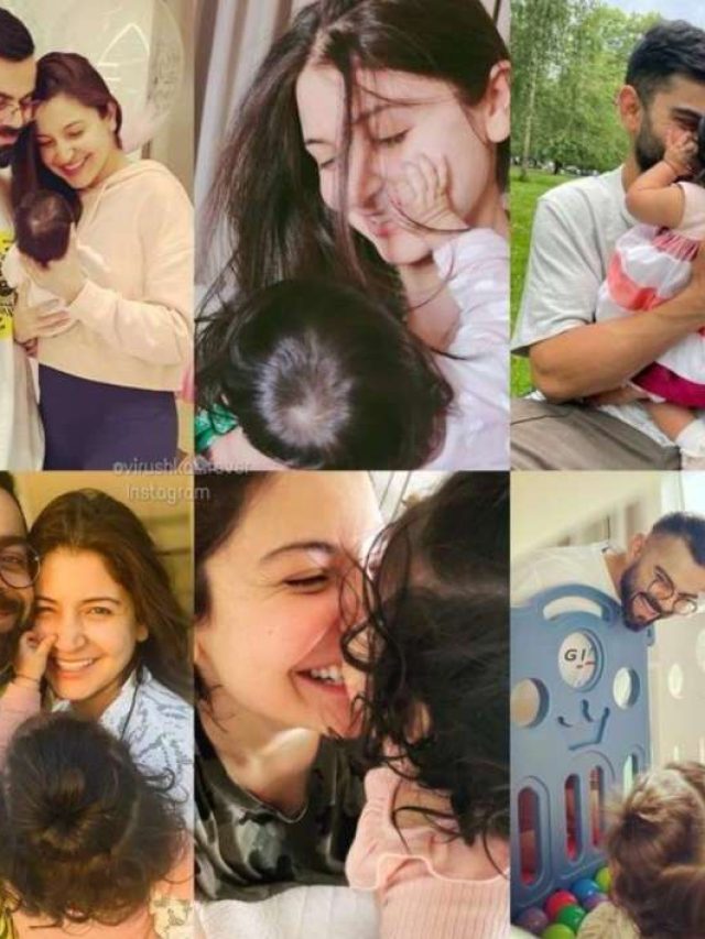 CUTE PICTURES OF ANUSKHA-VIRAT”S DAUGHTER VAMIKA.