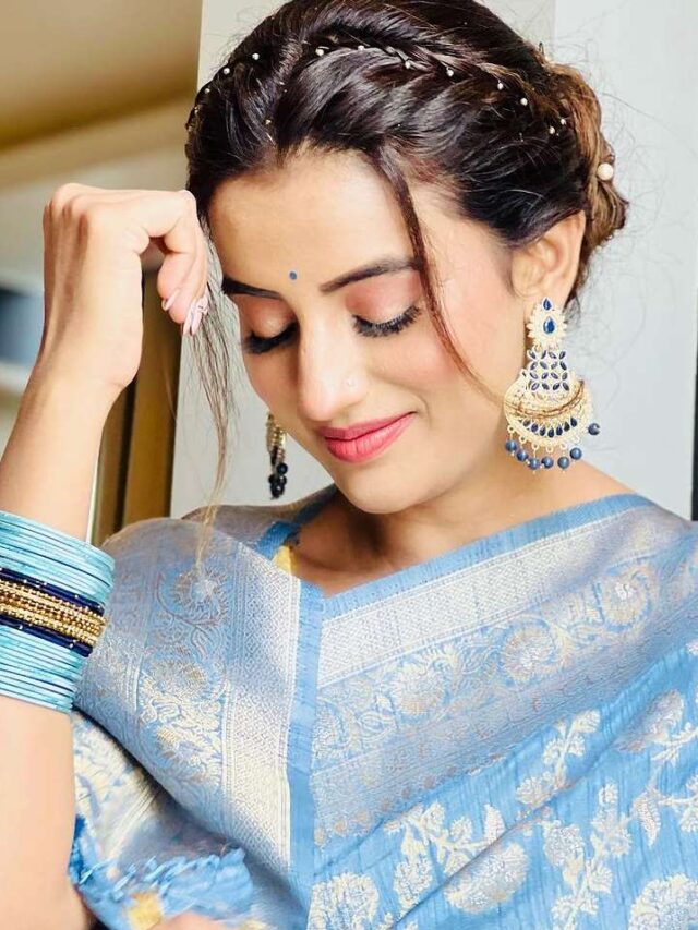 Akshara Singh Inspired Traditonal Look For Wedding Season