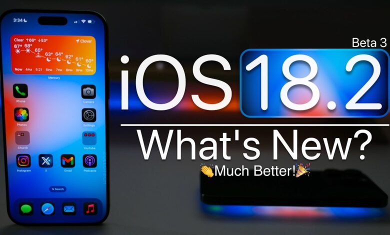 iOS 18.2 Beta 3