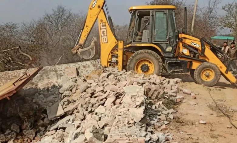 Aravali Bulldozer Action